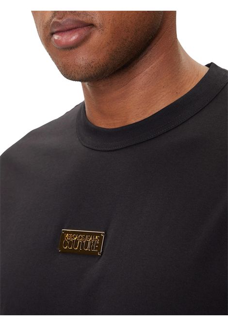 T-shirt  con logo a rilievo VERSACE JEANS COUTURE | T-shirt | 79GAHT08 CJ00TG89